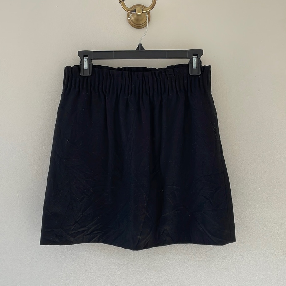 j crew pull on elastic waist skirt with pockets